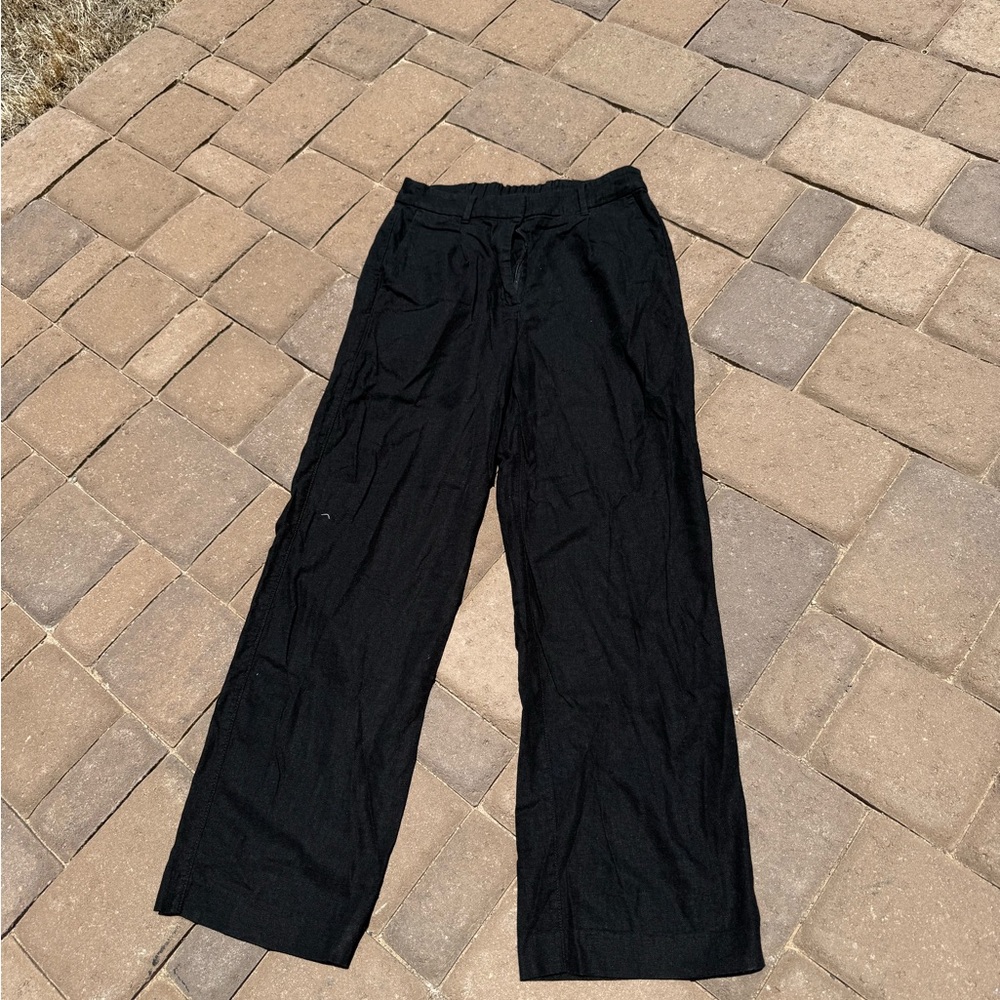 Old Navy Black Wide Leg Trousers with Classic Cut